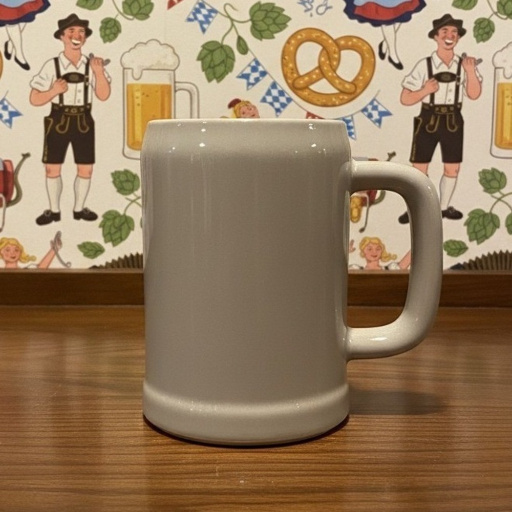 McCoy Oktoberfest Beer‎ Stein #6395, Vintage USA Pottery, Collectible Drinkware